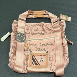 Juicy Couture Pink Script Backpack